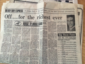 Daily Express June 2nd 1976 Dettori Pictured